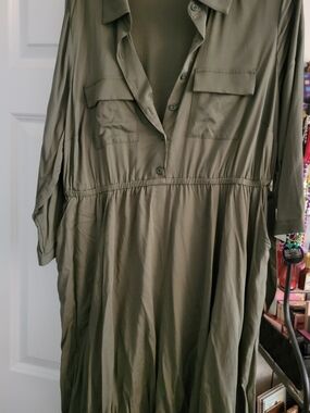 torrid Olive Green Dress